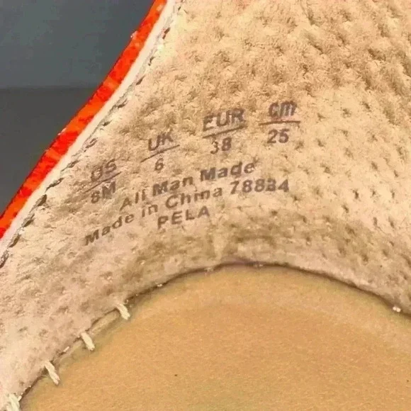 Franco Sarto Orange Sandals Size 8 for Women - Picture 16 of 16